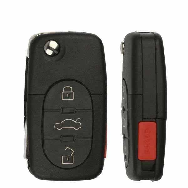 KeylessFactory: Audi 3 Button Remote Flip Key MYT8Z0837231